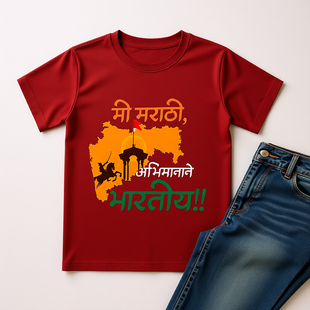 Mi Marathi - girls' t-shirts