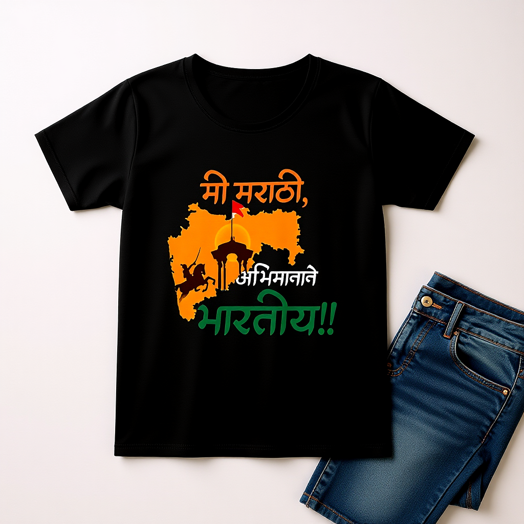 Mi Marathi - girls' t-shirts