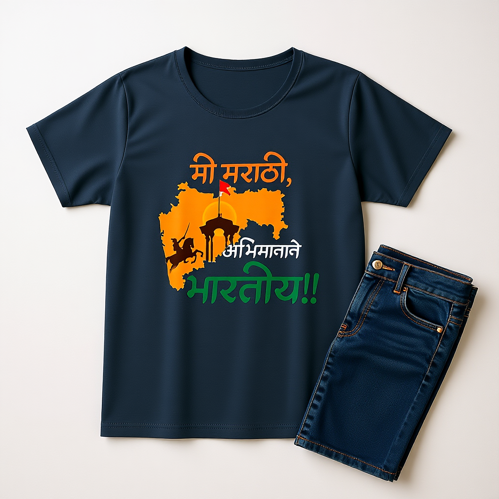 Mi Marathi - girls' t-shirts