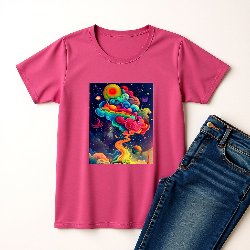 Magical galaxy - girls' t-shirt