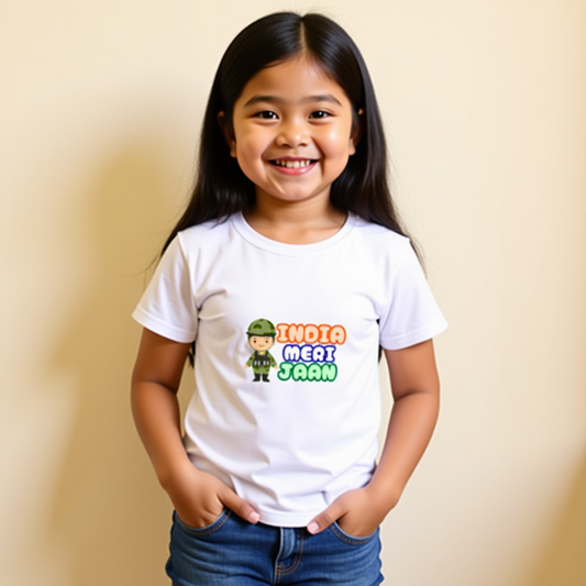 India meri jaan - girls' t-shirt