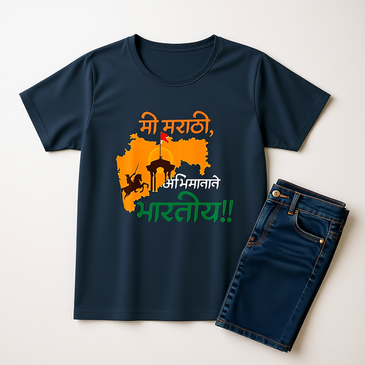 Mi Marathi - girls' t-shirts